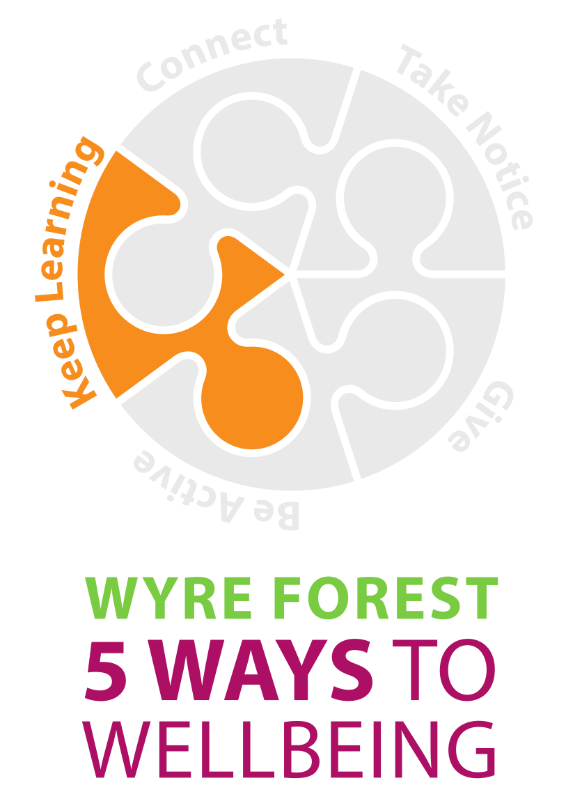 LOGO: Wyre Forest 5 ways to wellbeing: keep learning