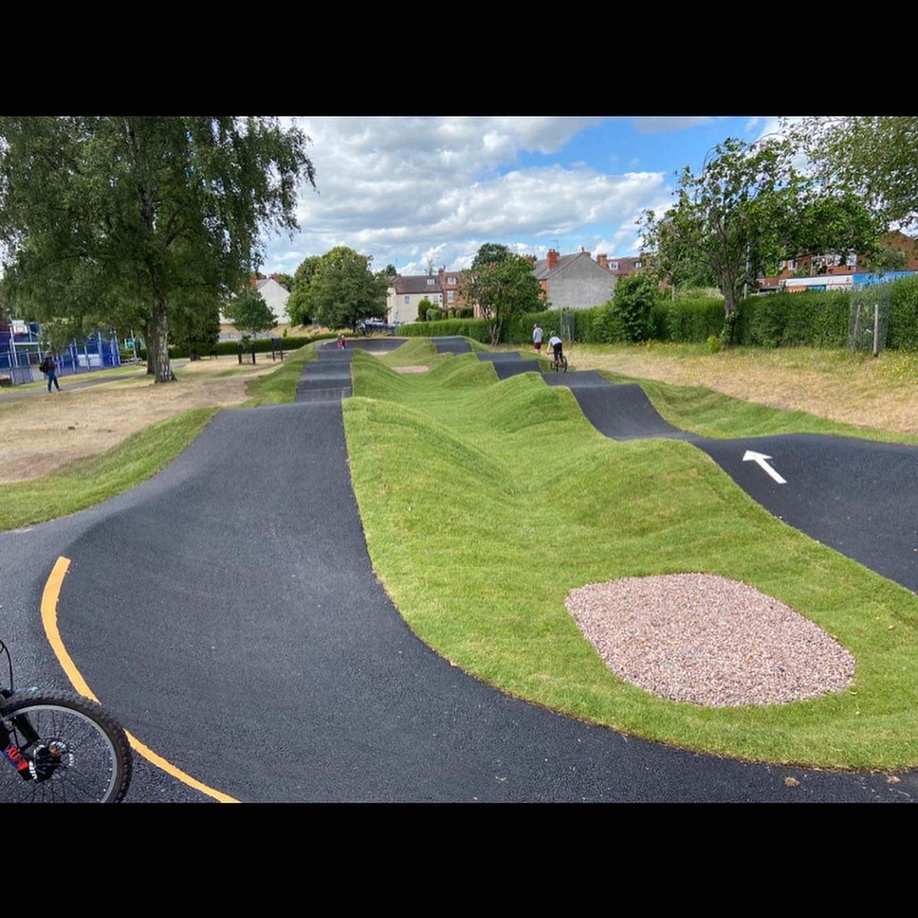 Pump track in St George's park