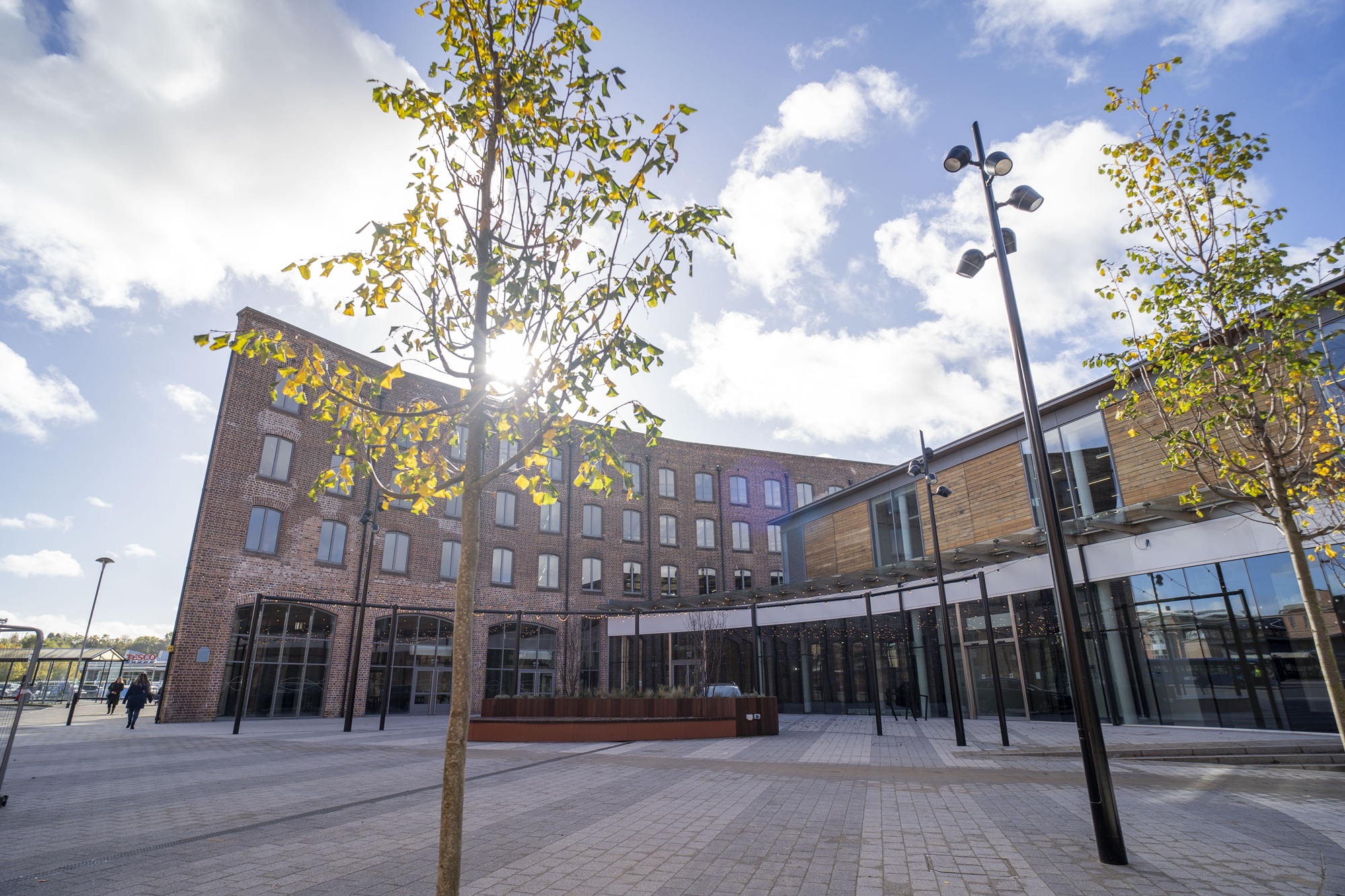 Exterior of Piano Building