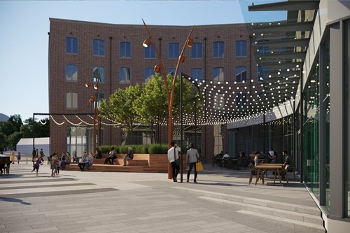 Front elevation of Piano Building artist impression image