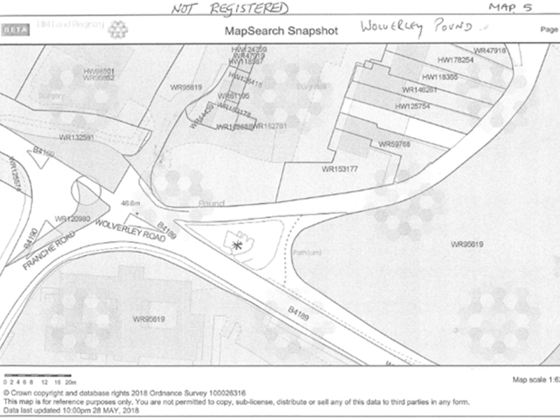 Map 5 Wolverley Pound