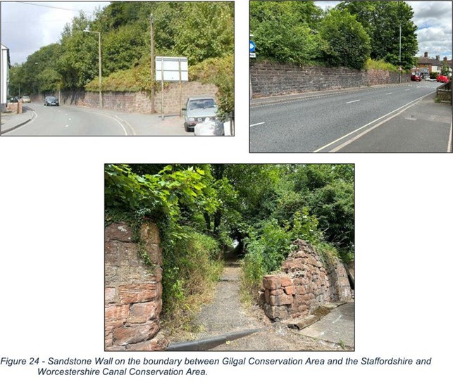 collection of photos of walls in area
