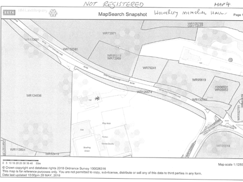 Map 4 Wolverley Memorial Hall