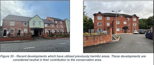 2 photos of recent developments neutral examples of development