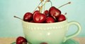 Cherries in cup