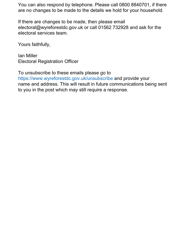 page 2 of annual canvass email template as shown in pdfn on web page