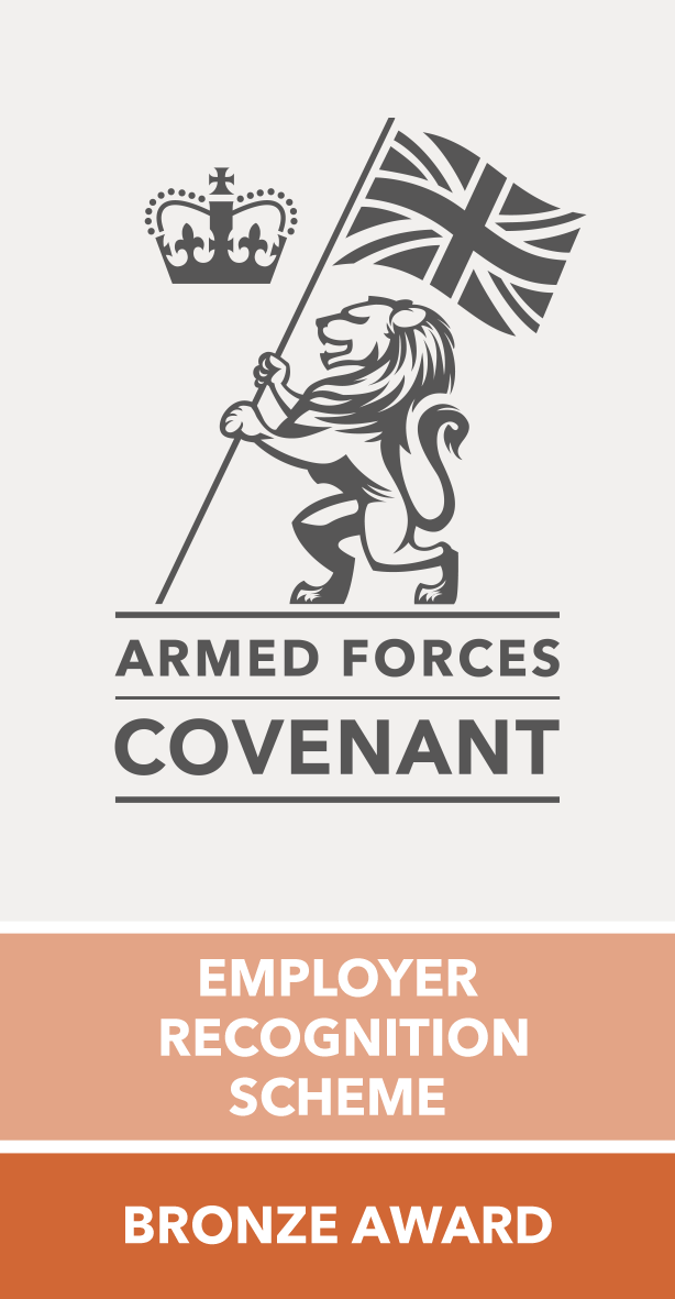 logo armed forces covenant bronze award employer recognition scheme