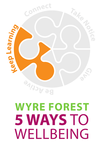 LOGO: Wyre Forest 5 ways to wellbeing: keep learning