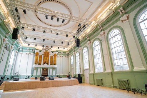 Music room at Kidderminster Town Hall