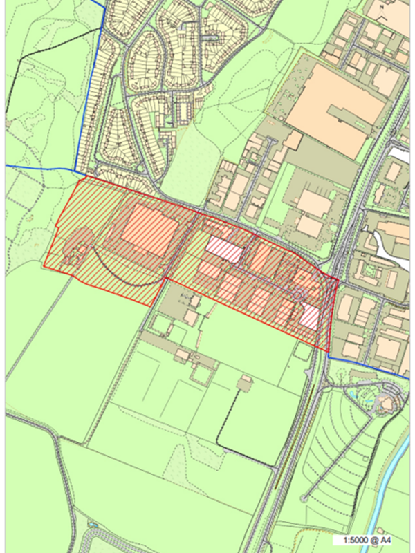 Map 2 area becoming part of Kidderminbster Parish