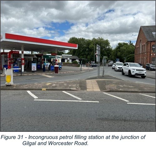 petrol station