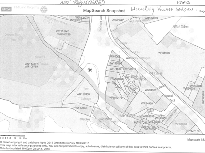 Map 6 Wolverley Village Garden