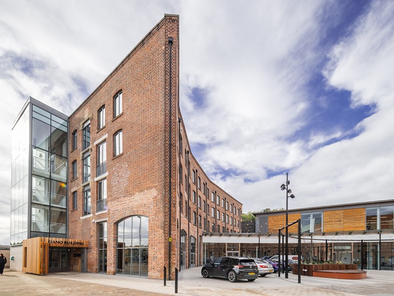 Exterior of the Piano Building