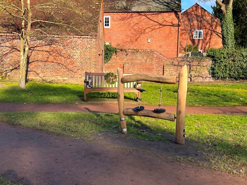 play equipment in park