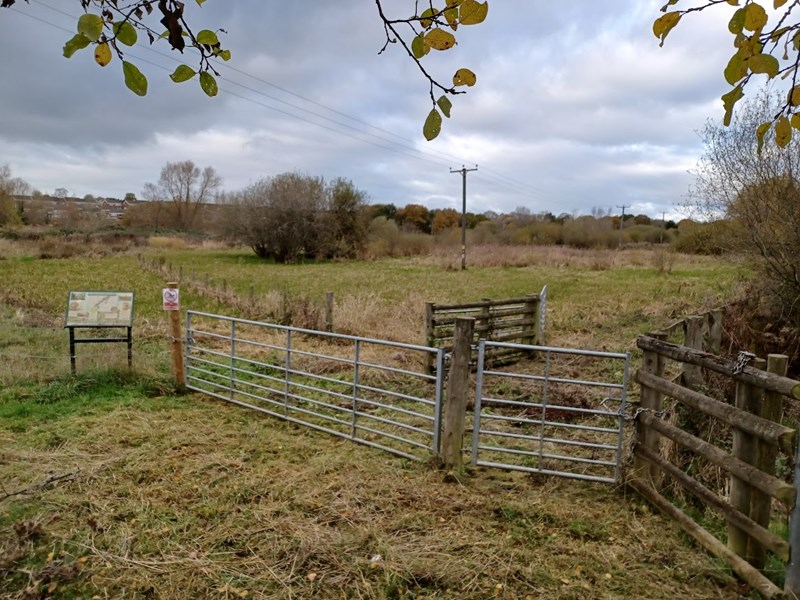 gates at nature reserve