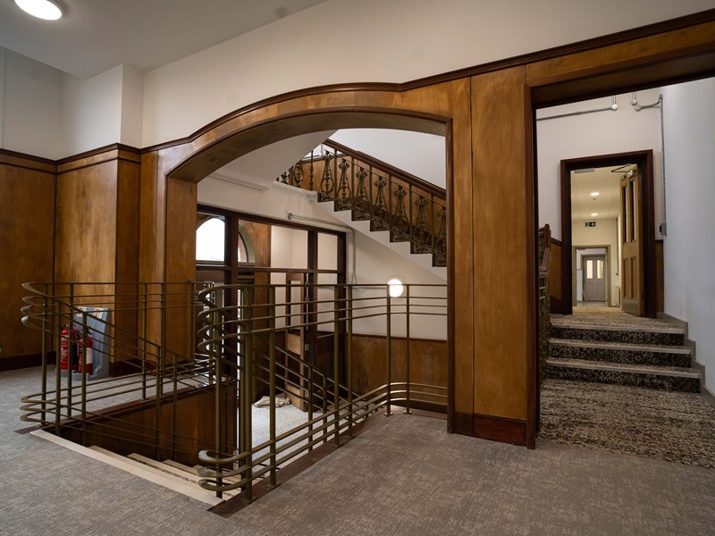 interior art deco style building