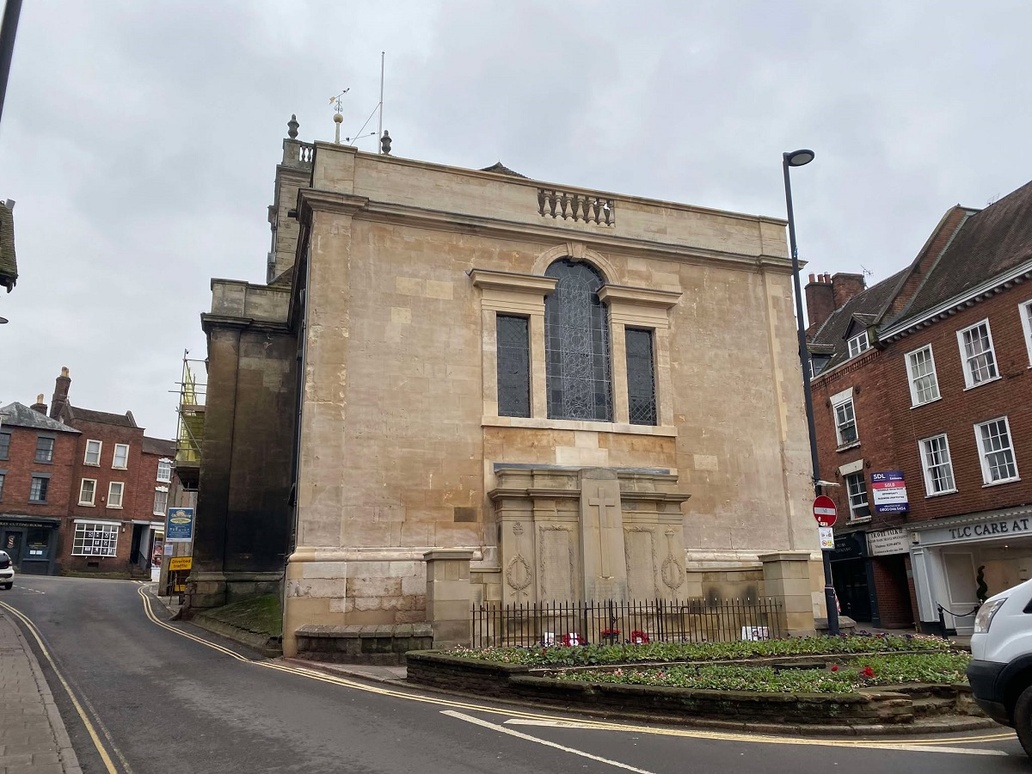 Front elevation of St Anne's Church, Bewdley