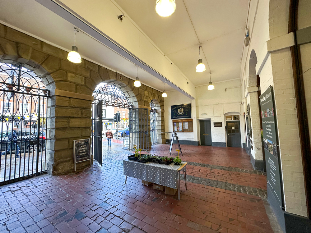The interior porch of Bewdley Museum where the improvements will take place