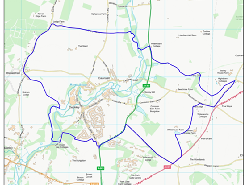 Map 2 Cookley Parish Council area