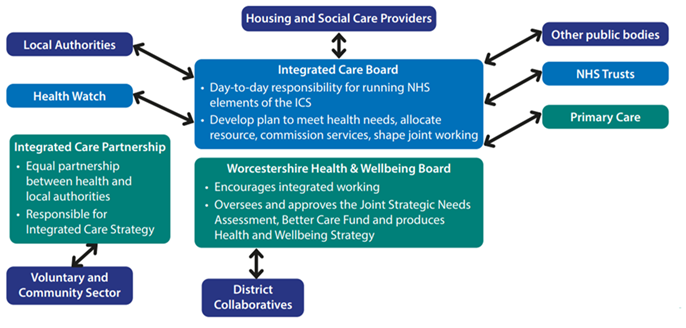 partnerships diagram as per accessible text