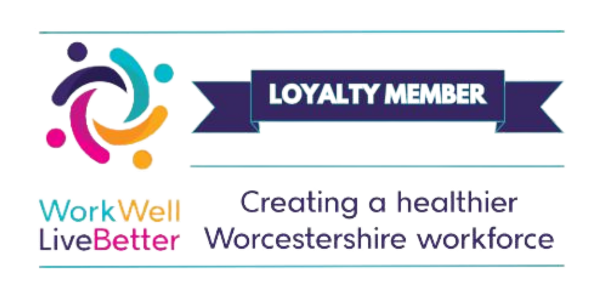 LOGO: Work Well Live Better, Creating a healthier Worcestershire workforce - loyalty member