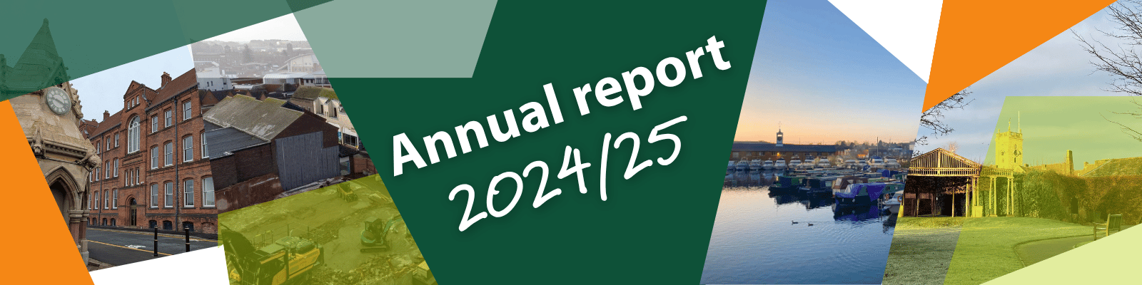 Annual report 2024/25 banner