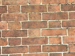 bricks laid in Flemish bond