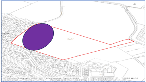 map with large purple area highlighted